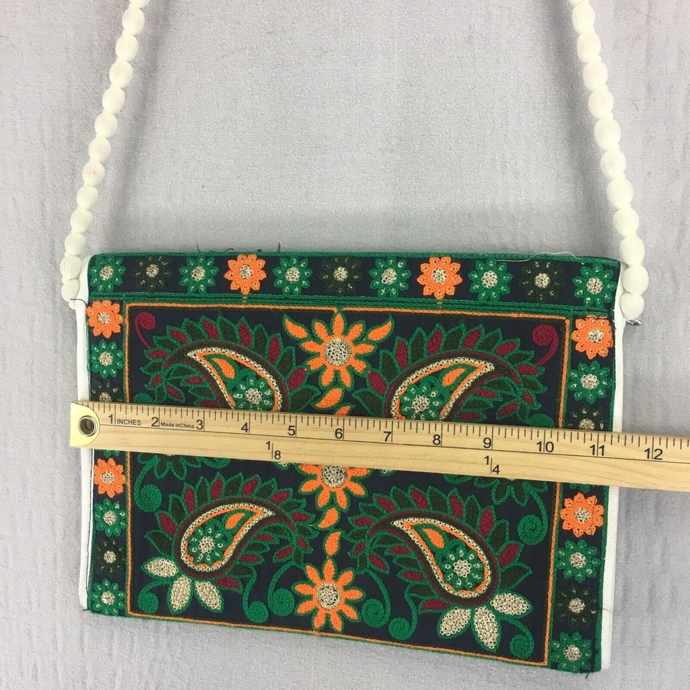 Vintage Indian Banjara Gypsy Bag Tribal Crossbody Sling Bag Embroidered Purse - Picture 14 of 16
